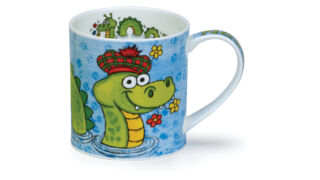 Кружка Dunoon Дракоша Несси Оркни 350 мл, фарфор костяной