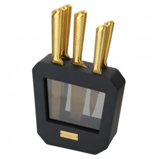 Набор ножей 5пр. на подставке в подарочной упаковке арт. 195-008