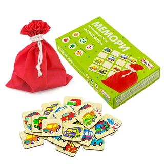 Мемори Автомобили, развивающая игрушка для детей, арт. ПЗЛ2033