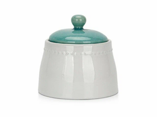 6231 FISSMAN Сахарница CELINE 450мл, цвет Лазурный (керамика)