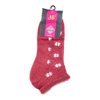 Женские носки «Kaerdan» разм. 36-41 короткие,  (термо), красные