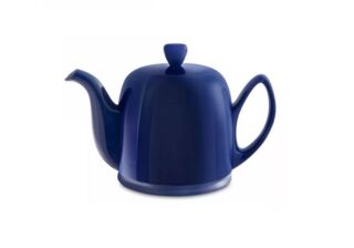 SALAM Blue Gourmet Monochrome - Чайник заварочный синий на 4 чашки с крышкой синего цвета 700 мл керамика