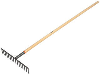 TRUPER Грабли 16 зубьев 42 см, черенок дерево 17880