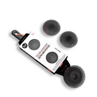 Щетка круглая для сковород и решеток 800 Degrees Steel Wool Cleaning Brush. Материал нержавеющая сталь, PP.