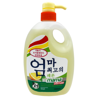 Бальзам для посуды Mama Ultimate Лимон, бутылка, 1000 мл