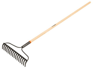 TRUPER Грабли 16 зубьев 42 см, черенок дерево,длина 137 см 17882