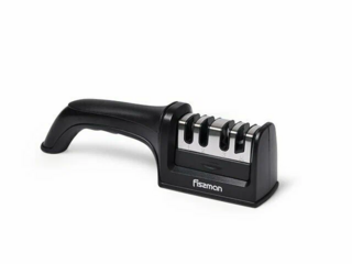 12954 FISSMAN Точило для ножей 22x5x6см трехшаговой заточки (камни из керамики, карбида, алмаза)