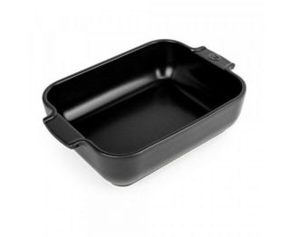 Прямоугольная форма для запекания Peugeot SATIN BLACK, 36х22см h=6,8см V=3,8л (внутр. размеры 30х22см)