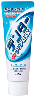 Зубная паста Lion Dental Clear MAX с микропудрой, аромат освежающей  мяты, 140 гр