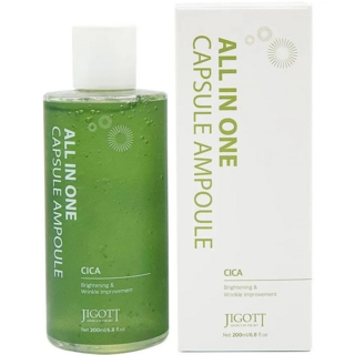 282546 "Jigott" All-In-One Cica Capsule Ampoule Капсульная сыворотка с экстрактом центеллы азиатской 200мл 1/50