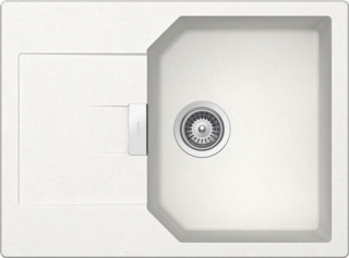 Мойка  Manhattan 45 D Cristalite корз.клапан альпина