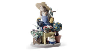 Фигурка Lladro В моем саду 18х25 см, фарфор
