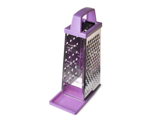 8608 FISSMAN Терка 20,5см четырехсторонняя (нерж.сталь + пластик)