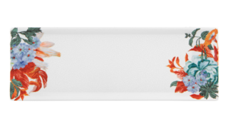 Блюдо прямоугольное Vista Alegre Двойственность 45х16 см, фарфор