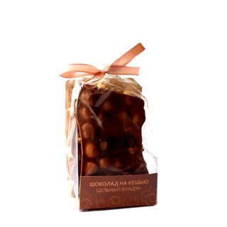 Шоколад Bob на кешью с цельным фундуком, весовой, 100гр