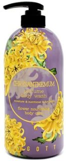282089 "Jigott" Chrysanthemum Perfume Body Wash  Парфюмированный гель для душа Хризантема 750 мл  1/20