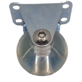 FCP 15 ПР Колесо прозрачный полиуретан не поворотное 38мм