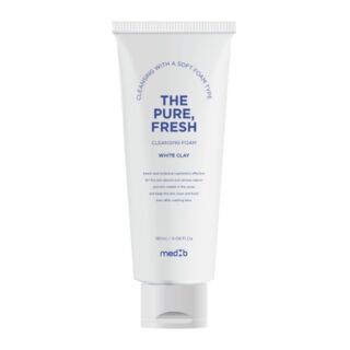 221207 "MedB" The pure, Fresh cleansing foam (White Clay) Освежающая очищающая пенка c экстрактом белой глины  180мл  1/50