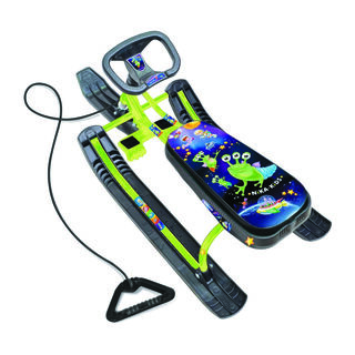 Снегокат "Тимка спорт 2" Пришельцы (лимон420мм) 1/2 ТС2