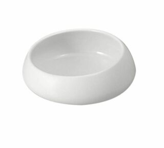BOREAL - Салатник со скошенным краем гладкий D=12 см 300 мл, белый