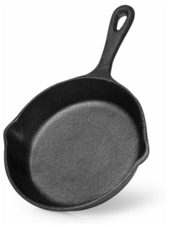 4129 FISSMAN Сковорода для жарки 16x3,8см (чугун)
