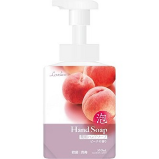 400049 "Mitsuei" "Love Line" Нежное пенное мыло для рук, аромат персика (антисептич.), 350 мл, 1/20