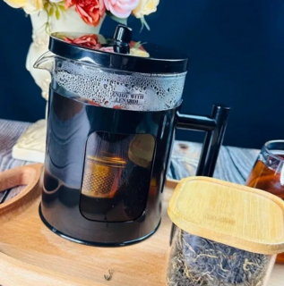 Чайник заварочный 1200мл, стекло, в подарочной упаковке, арт. 139-018