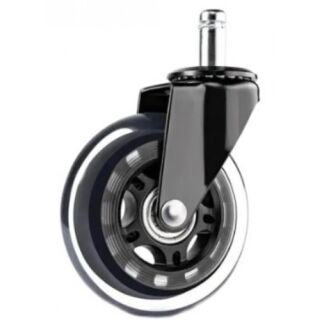 SCTP 38 ПР Колесо полупрозрачный PU 63мм штырь D11mm подшипник