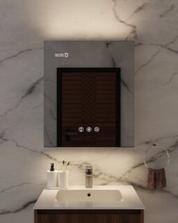 Зеркальный шкаф с подсветкой Winter Glamour 60, AWG06070MC