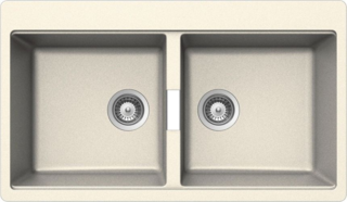 Мойка  Horizont 90 Cristadur магнолия