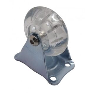 FCP 25 ПР Колесо прозрачный полиуретан не поворотное 50 мм