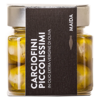 Мини-артишоки Maida экстра в оливковом масле первого, холодного отжима, 190гр