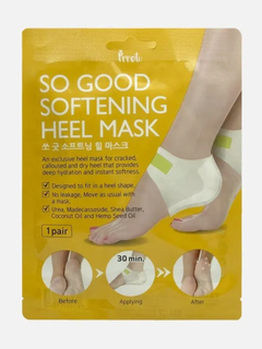 Мгновенно смягчающая маска для пяток с маслом Ши «Prreti Heel Mask», 1 пара