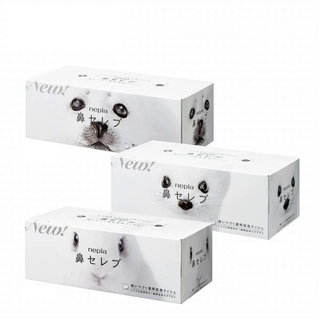 Бумажные двухслойные салфетки Nepia Hana Celeb 191х239 мм, спайка, 3 уп.*200 шт.