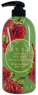 282157 "Jigott" Rose Perfume Body Wash  Парфюмированный гель для душа Роза 750 мл  1/20