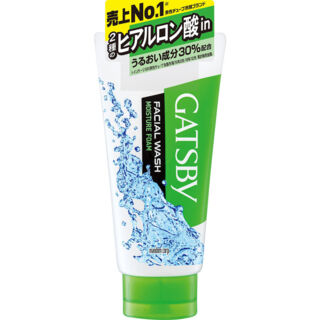 Крем-пенка для умывания мужская Mandom Gatsby Facial Wash Moisture Foam, увлажняющая, c гиалуроновой кислотой, с легким циртусовым ароматом, 130г