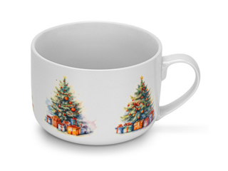 13764 FISSMAN Чашка NEW YEAR 700мл (фарфор)