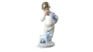 Фигурка NAO Кто-то тебе звонит 19х8х7 см, фарфор