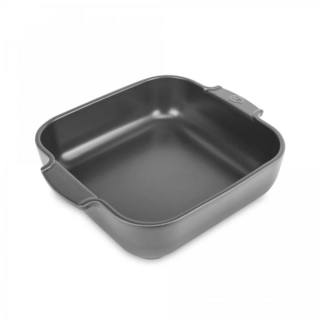 Квадратная форма для запекания Peugeot LIGHT GREY, 28см h=6,5см V=2,7л (внутр. размер 22,5см)