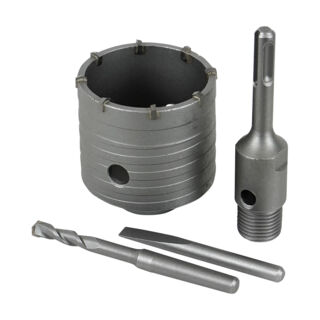 Коронка твердосплавная в сборе по бетону и кирпичу Ø82 мм SDS+ BERGER BG1922