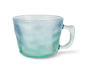 16511 FISSMAN Кружка 300 мл, цвет Синий+зеленый (цветное стекло)