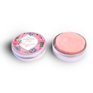 Медовое мыло ручной работы Peroni Земляничное суфле, 95 г, в жестяной упаковке