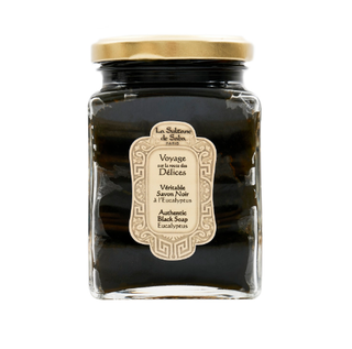 Черное мыло (мягкое) La Sultane De Saba с Эвкалиптом для лица и тела 300 мл