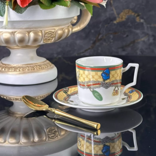 Кофейный набор Lenardi, фарфор, 12 предметов, в подарочной упаковке, арт. 244-046