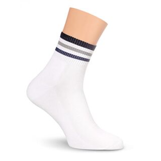 Носки для спорта и активного отдыха, белые, Лоренц, арт С5, размер 27
