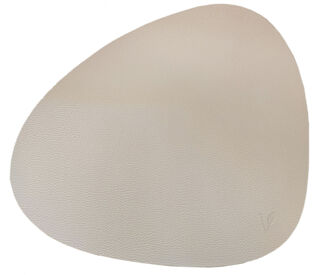 411005/421005 Подстановочная салфетка фигурная, кремовый 37x44 см + подстаканник