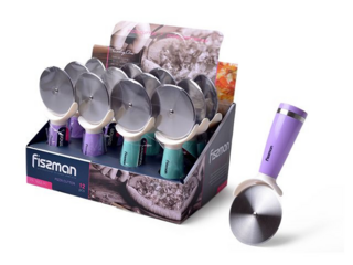 7668 FISSMAN Резак для пиццы 19см (нерж.сталь)