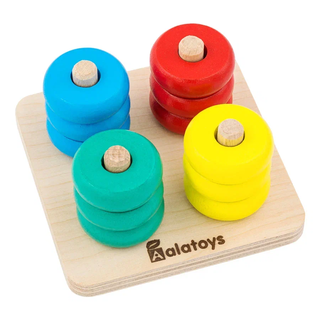 Пирамидка логическая, развивающая игрушка для детей, арт. ПСЧ3006