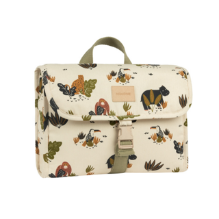 Сумка дошкольника Nobodinoz "Get Ready Hippolyte", бегемот, водонепроницаемая, 32,5 х 29 см