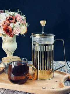 Френч-пресс Lenardi 1000мл, стекло, в подарочной упаковке, арт. 139-017